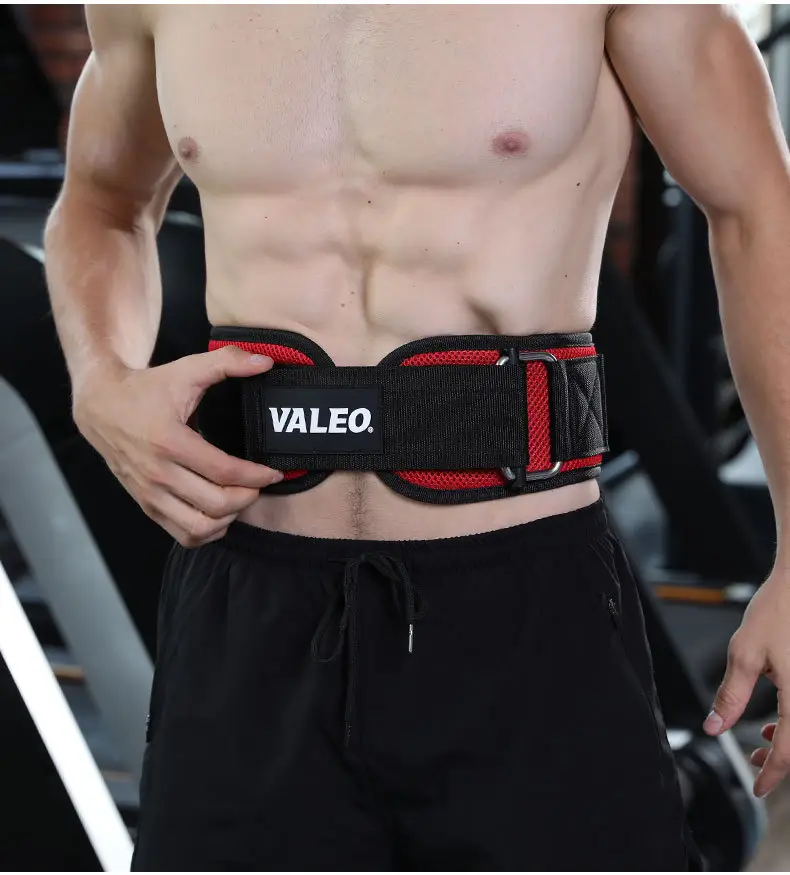 Valeo Red Squat Belt for Gym Fitness Wear — feature 10