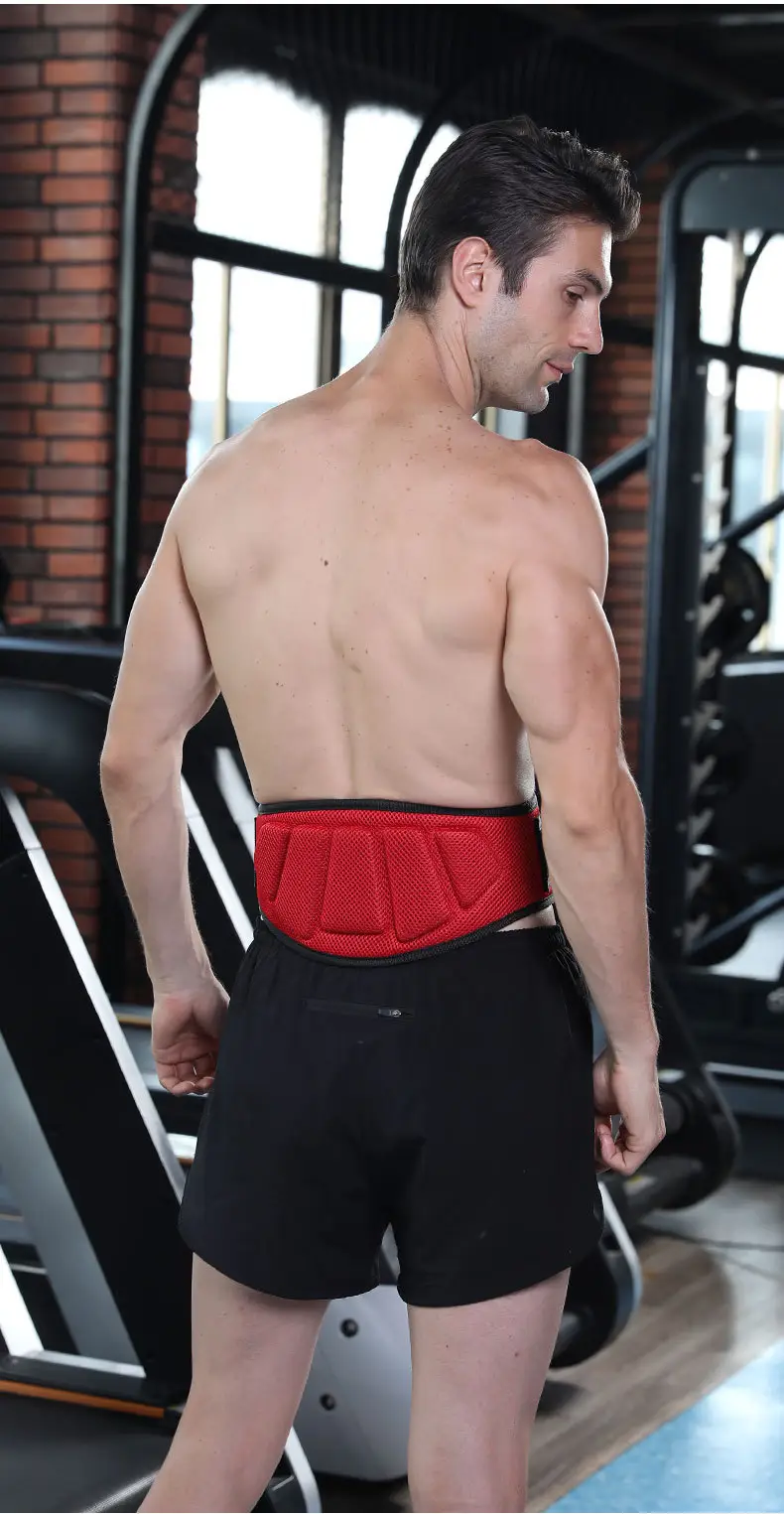 Valeo Red Squat Belt for Gym Fitness Wear — feature 11