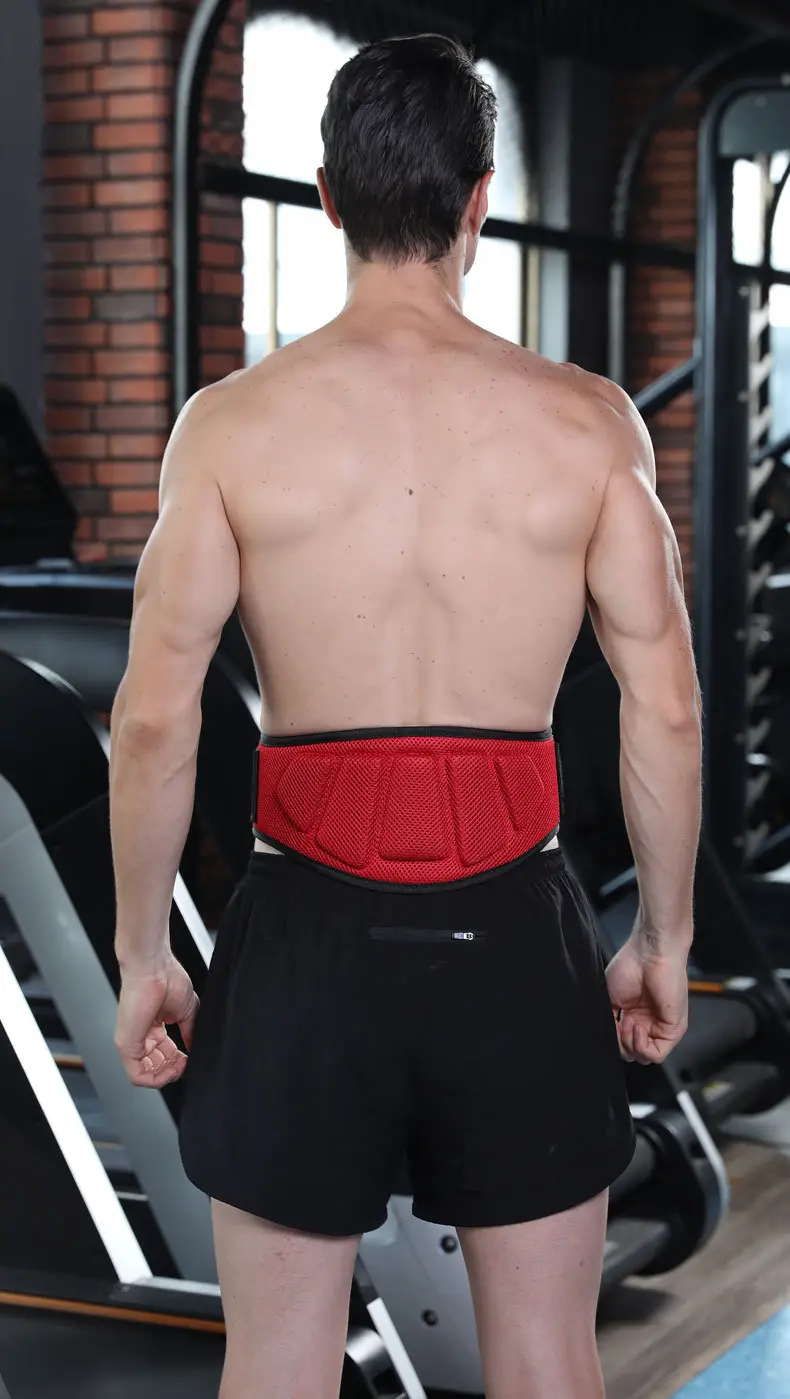 Valeo Red Squat Belt for Gym Fitness Wear — feature 2