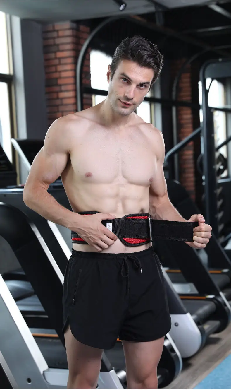 Valeo Red Squat Belt for Gym Fitness Wear — feature 9
