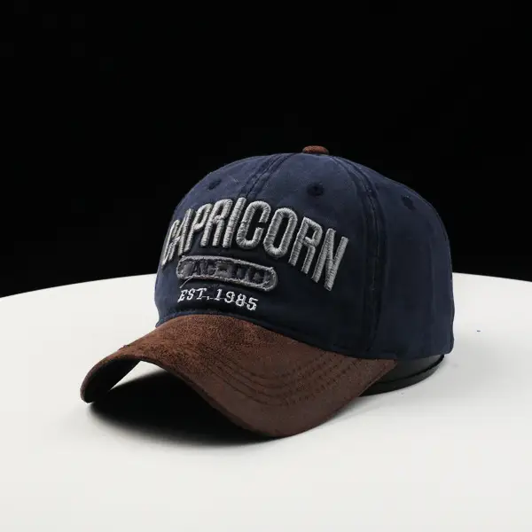 Capricorn Baseball Cap Black Brown 1986 — feature 1