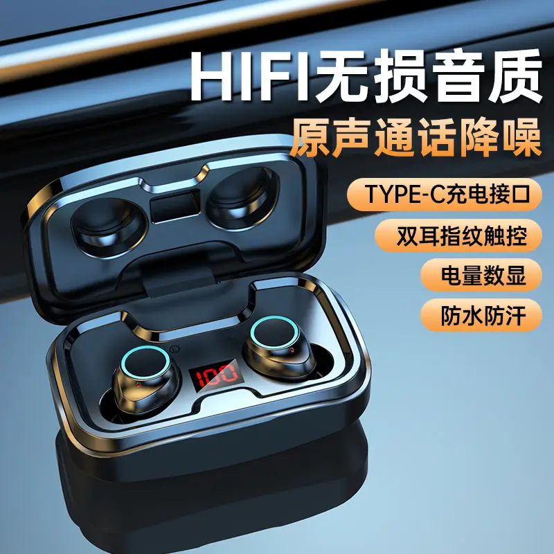 TWS-X10 high sound quality bluetooth headset wireless music binaural in-ear cross-border private model factory wholesale generation - Image 8