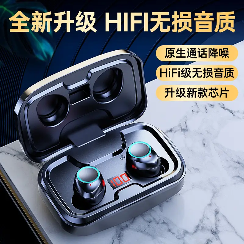 TWS-X10 high sound quality bluetooth headset wireless music binaural in-ear cross-border private model factory wholesale generation - Image 10