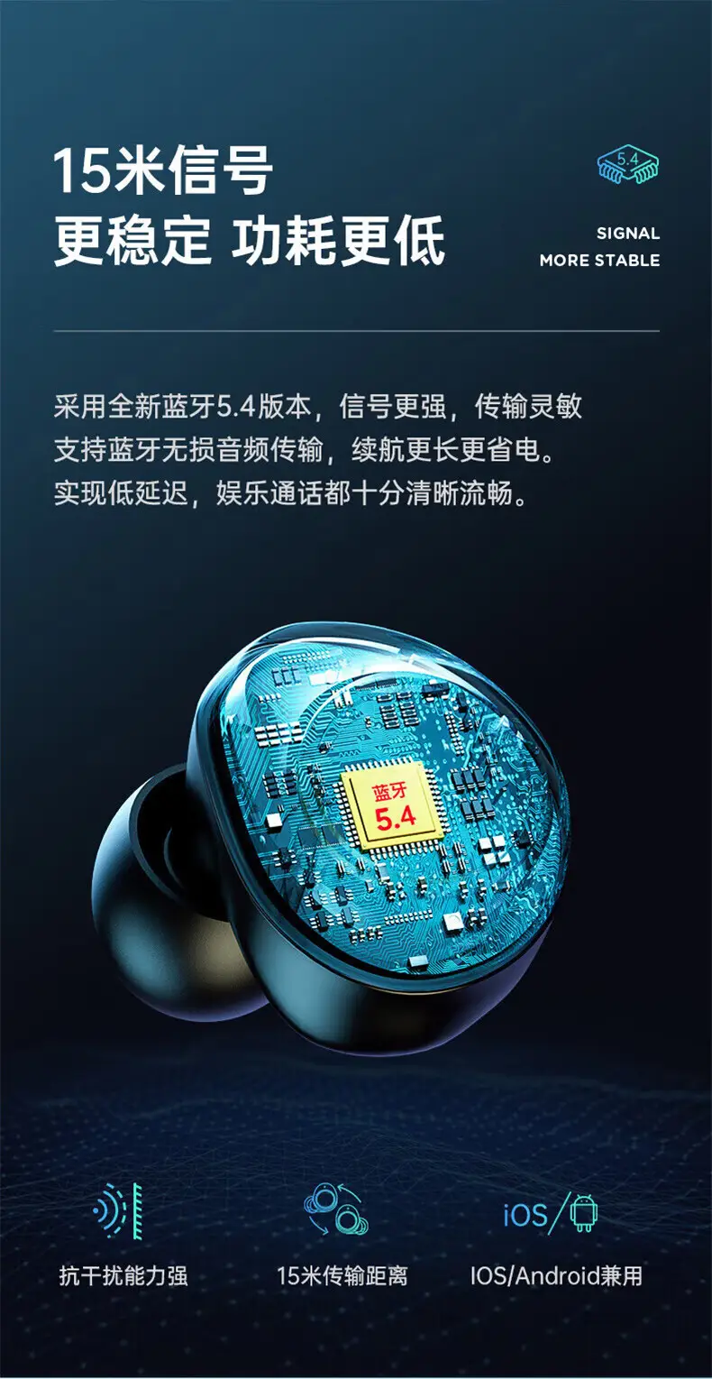 TWS-X10 high sound quality bluetooth headset wireless music binaural in-ear cross-border private model factory wholesale generation — feature 9