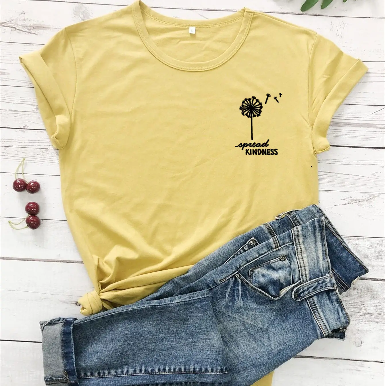 Yellow Speed Kindness T-Shirt for Men Women - Image 11