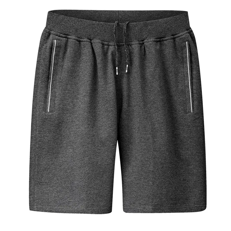 Men Black Cotton Summer Shorts Large Loose Fit