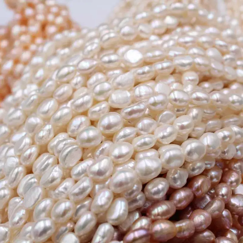 Natural Freshwater Pearl Baroque Stones Small Handmade DIY - Image 5