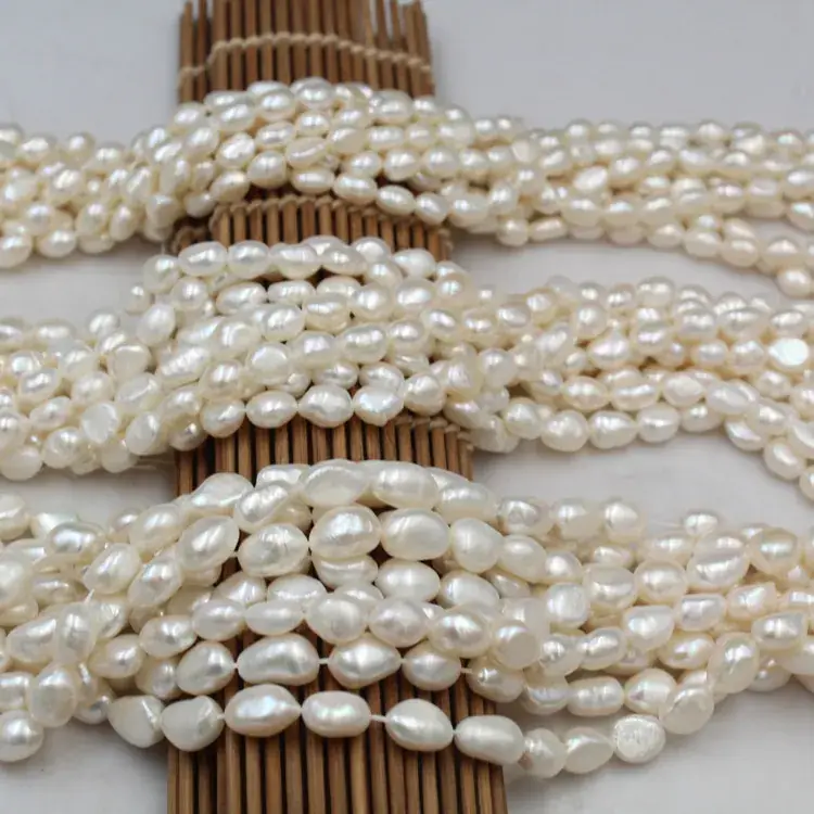 Natural Freshwater Pearl Baroque Stones Small Handmade DIY - Image 7