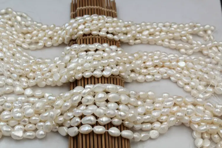 Natural Freshwater Pearl Baroque Stones Small Handmade DIY — feature 14