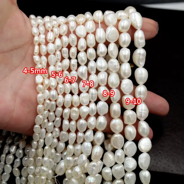 Natural Freshwater Pearl Baroque Stones Small Handmade DIY — feature 5