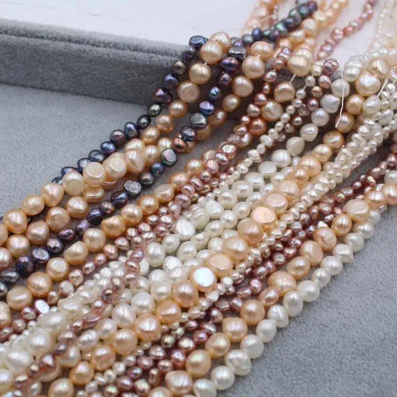 Baroque Pearls 3-9mm Natural Freshwater Double Sided Luster Pearls Colorful Loose Beads DIY Jewelry Necklace Accessories Wholesale - Image 9