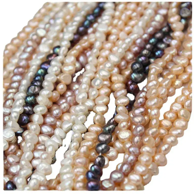 Baroque Pearls 3-9mm Natural Freshwater Double Sided Luster Pearls Colorful Loose Beads DIY Jewelry Necklace Accessories Wholesale - Image 10