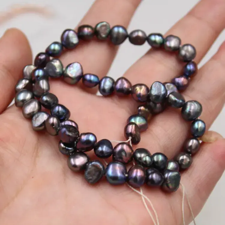 Baroque Pearls 3-9mm Natural Freshwater Double Sided Luster Pearls Colorful Loose Beads DIY Jewelry Necklace Accessories Wholesale - Image 4