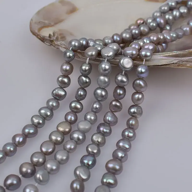 Baroque Pearls 3-9mm Natural Freshwater Double Sided Luster Pearls Colorful Loose Beads DIY Jewelry Necklace Accessories Wholesale - Image 5