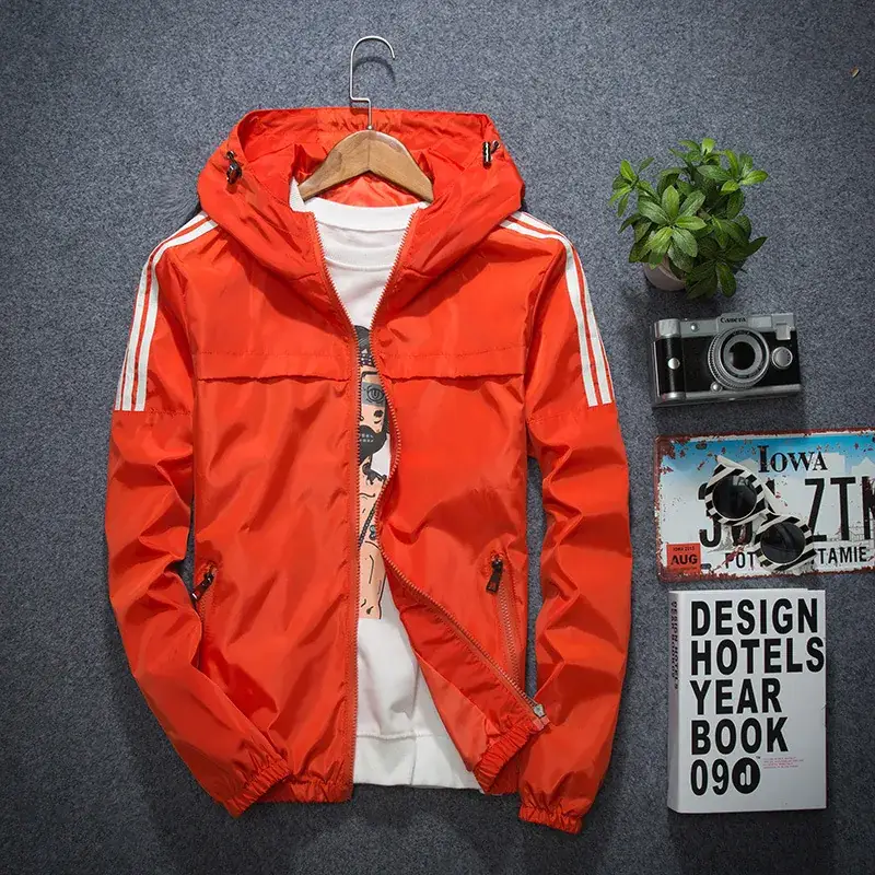 Men's Black Korean Slim Fit Jacket All Season - Image 5