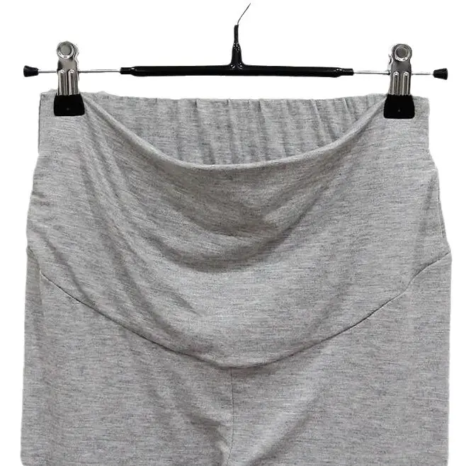 Maternity Cotton Slim Fit Leggings Summer Wear - Image 5