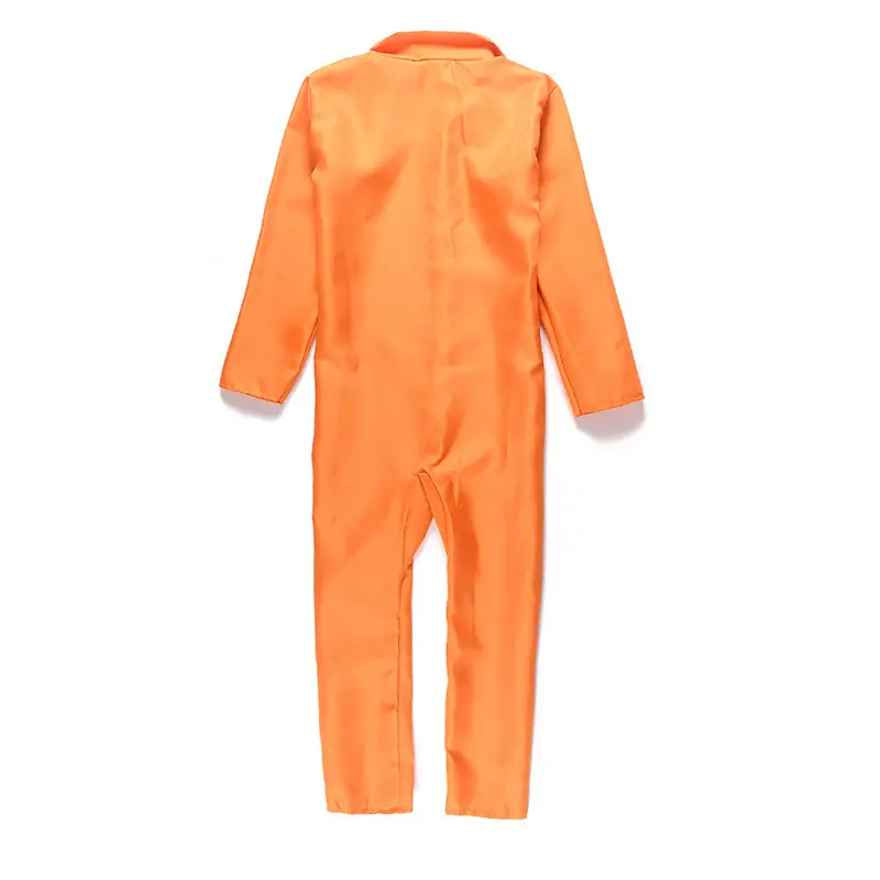 Orange Prisoner's Suit Halloween Costume for Men Women
