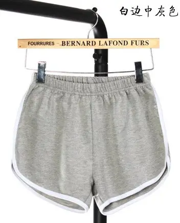Korean Style Black Cotton Shorts Large Running Shorts - Image 3