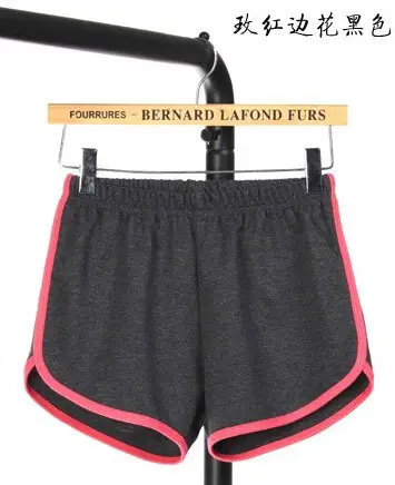 Korean Style Black Cotton Shorts Large Running Shorts - Image 9