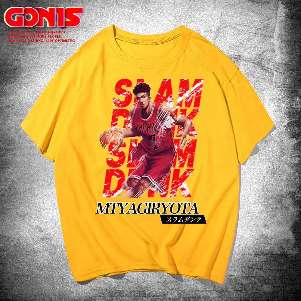 Y Slam Dunk Miyagi Yoshida Pure Cotton T-Shirt Men - Image 8
