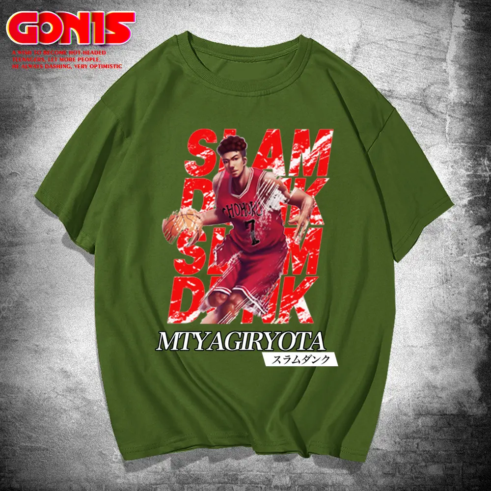 Y Slam Dunk Miyagi Yoshida Pure Cotton T-Shirt Men - Image 10