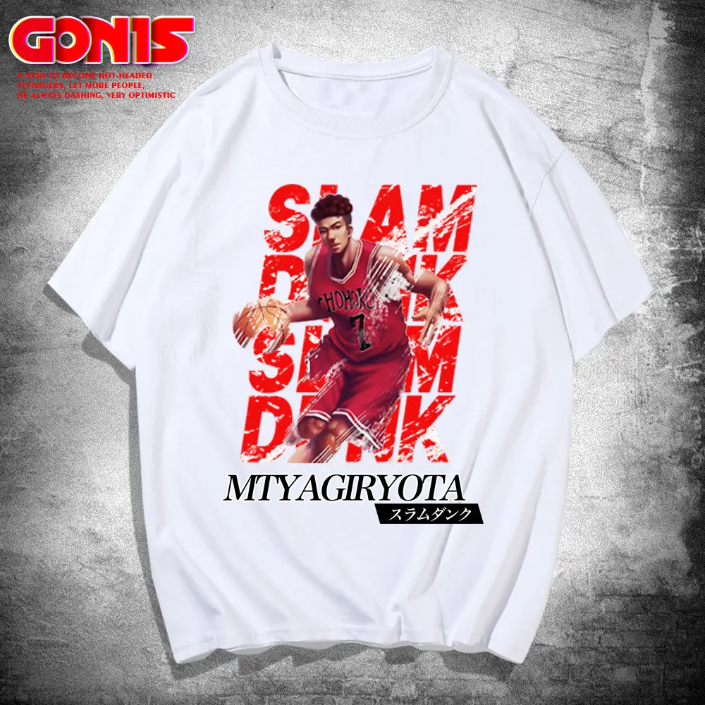 Y Slam Dunk Miyagi Yoshida Pure Cotton T-Shirt Men - Image 2