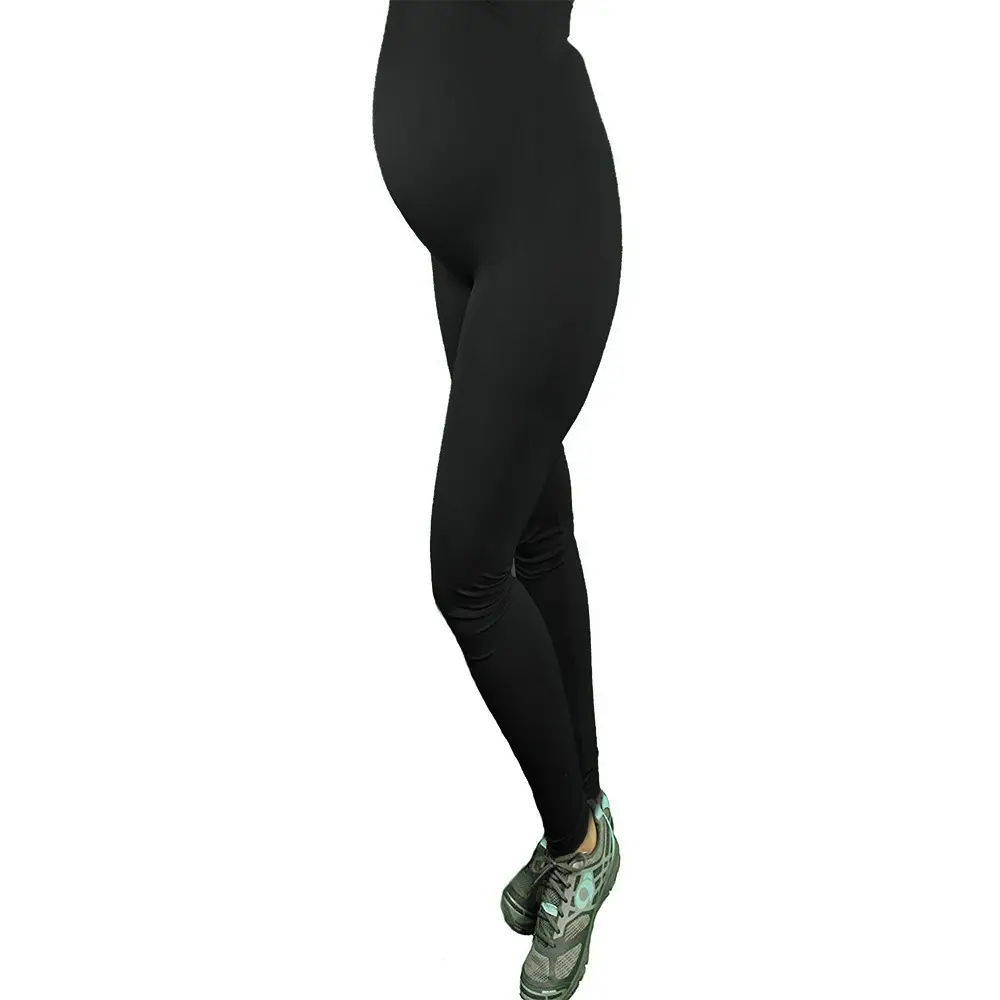 Black Maternity Yoga Pants for Women Cross-Border Fit - Image 5
