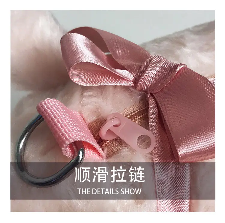 Pink Pig Plush Shoulder Bag for Girls — feature 6