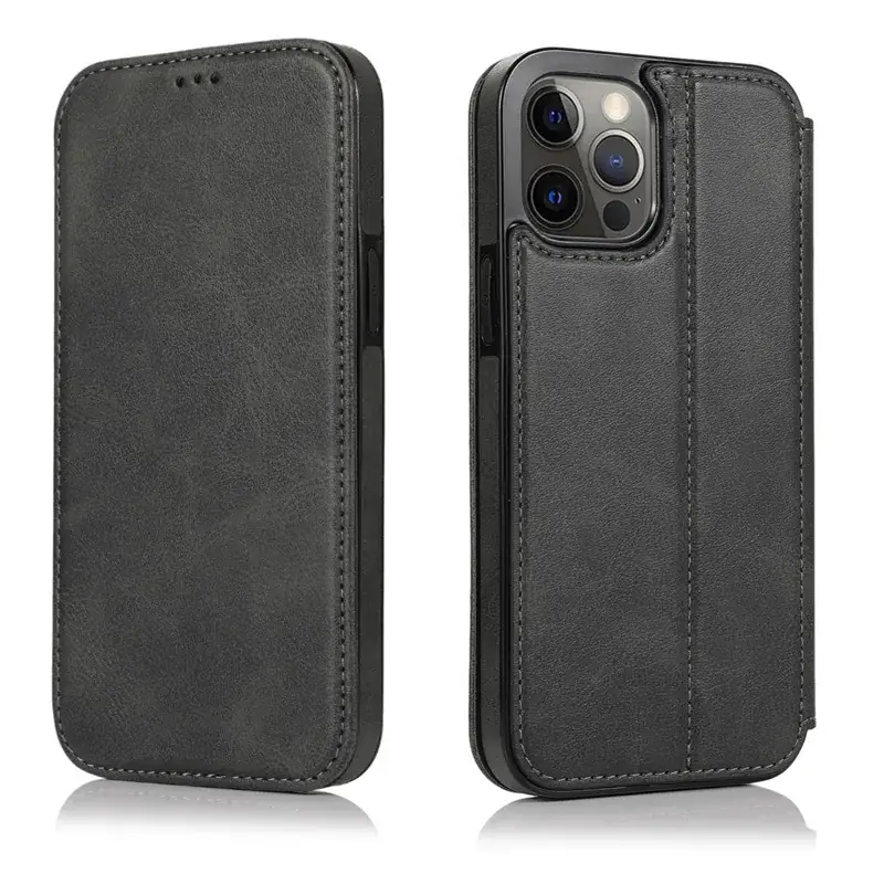 Apple iPhone 16 Pro Max Leather Flip Case with 17 Card Slots - Image 7