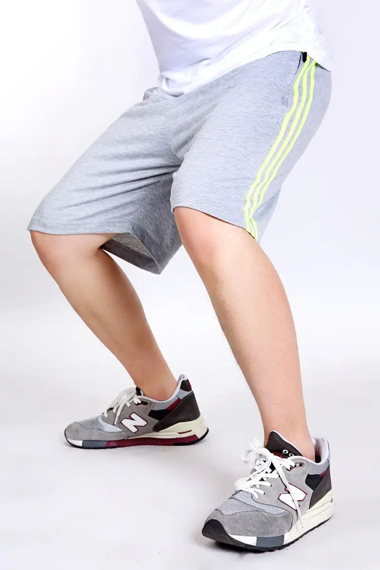 Men Black Sports Shorts with Zip Pocket - Image 11