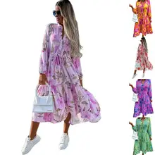 Black Floral Long Jumpsuit with Deep V Neck and Backless Design — feature 23