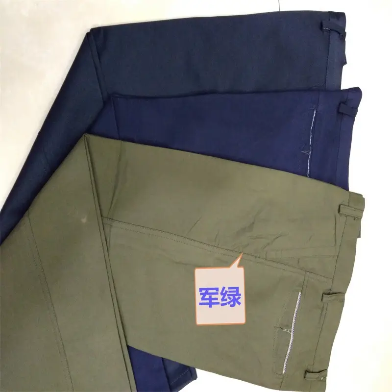 Men's Grey Woven High Waist Pants Business Casual Plus Size
