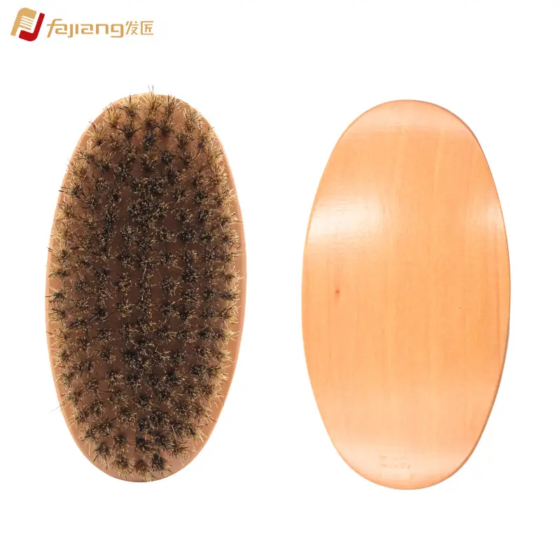 Men's Wooden Hair Brush with Oil Head Styling Comb