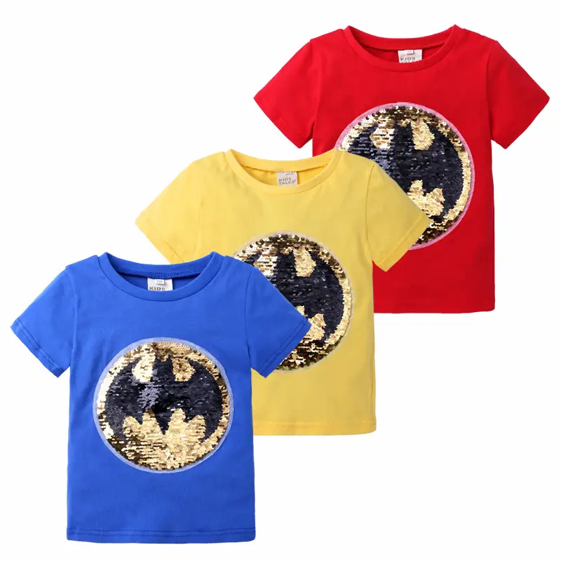 Kids Blue Cartoon T-Shirt 2026 Summer Cotton - Image 4