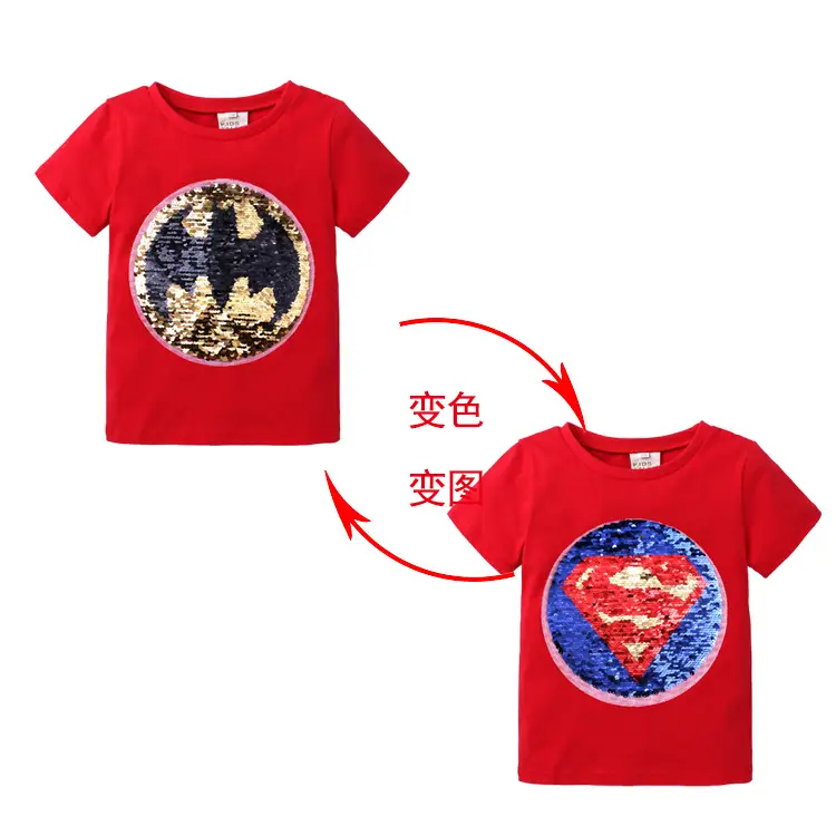 Kids Blue Cartoon T-Shirt 2026 Summer Cotton - Image 3