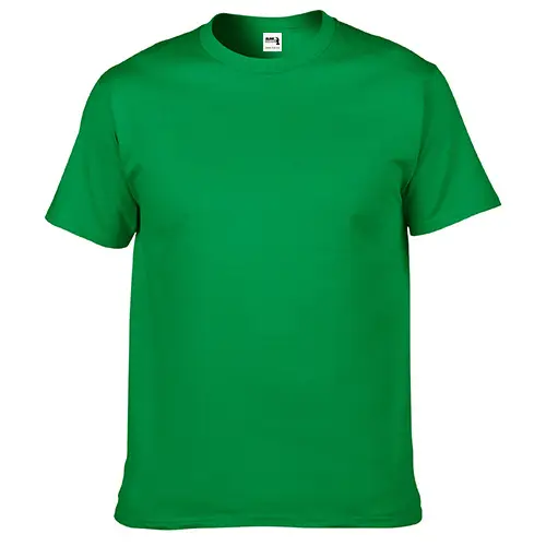 Men Navy Blue Cotton T-Shirt 210g Solid Color