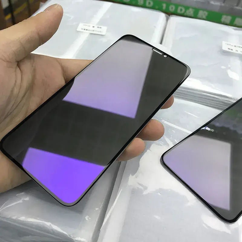 Purple Anti-Light Privacy Screen for iPhone 13 Pro - Image 3