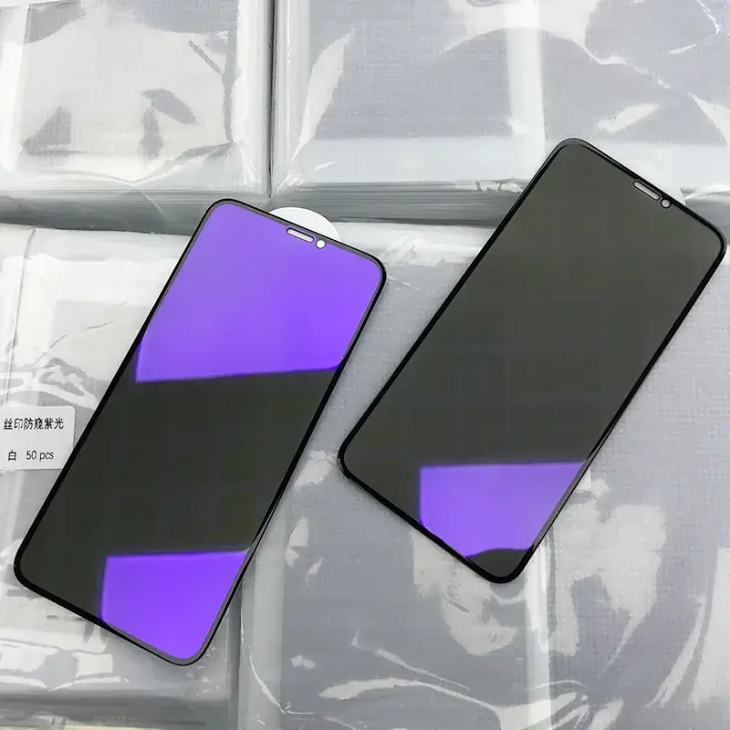 Purple Anti-Light Privacy Screen for iPhone 13 Pro - Image 4