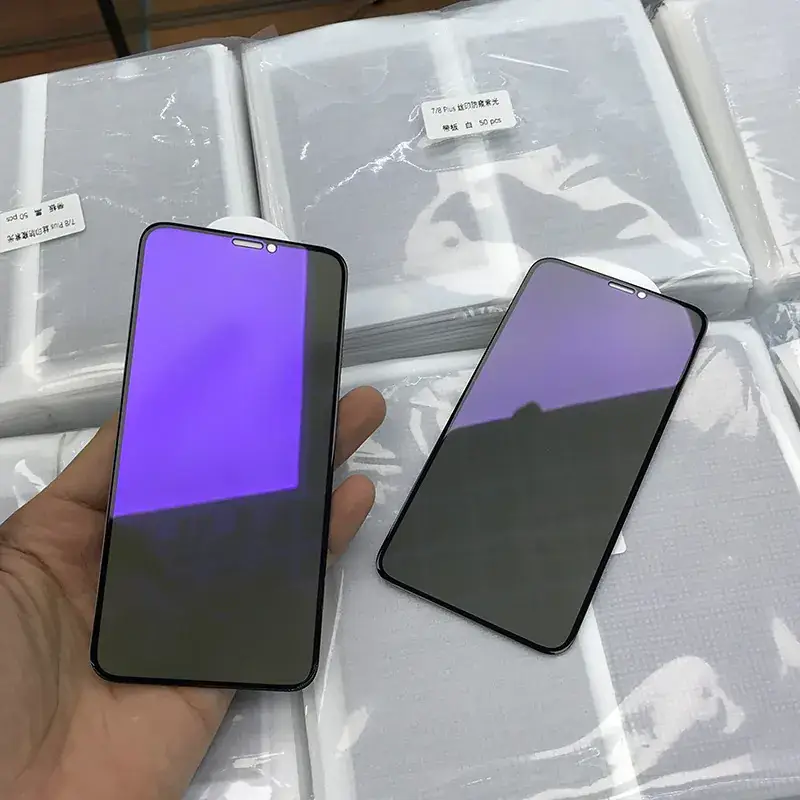 Purple Anti-Light Privacy Screen for iPhone 13 Pro — feature 5