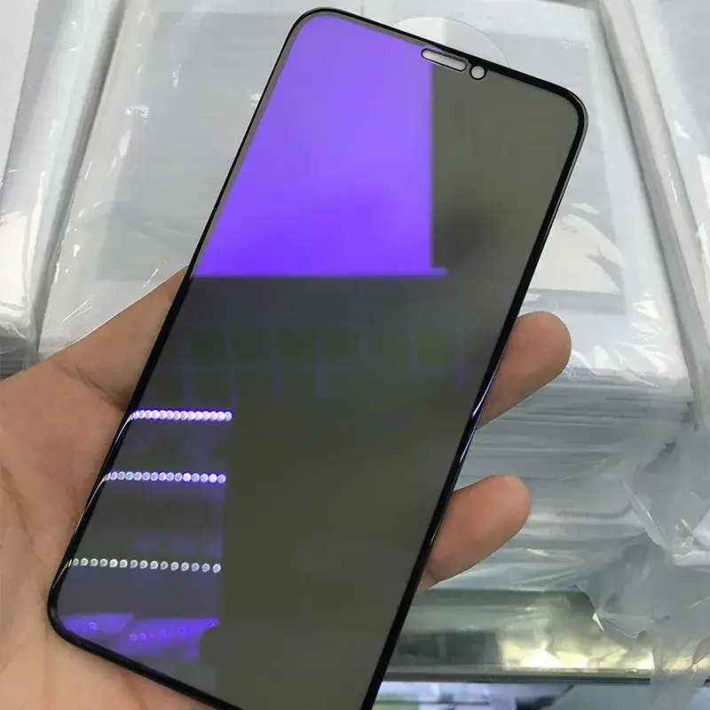 Purple Anti-Light Privacy Screen for iPhone 13 Pro — feature 7
