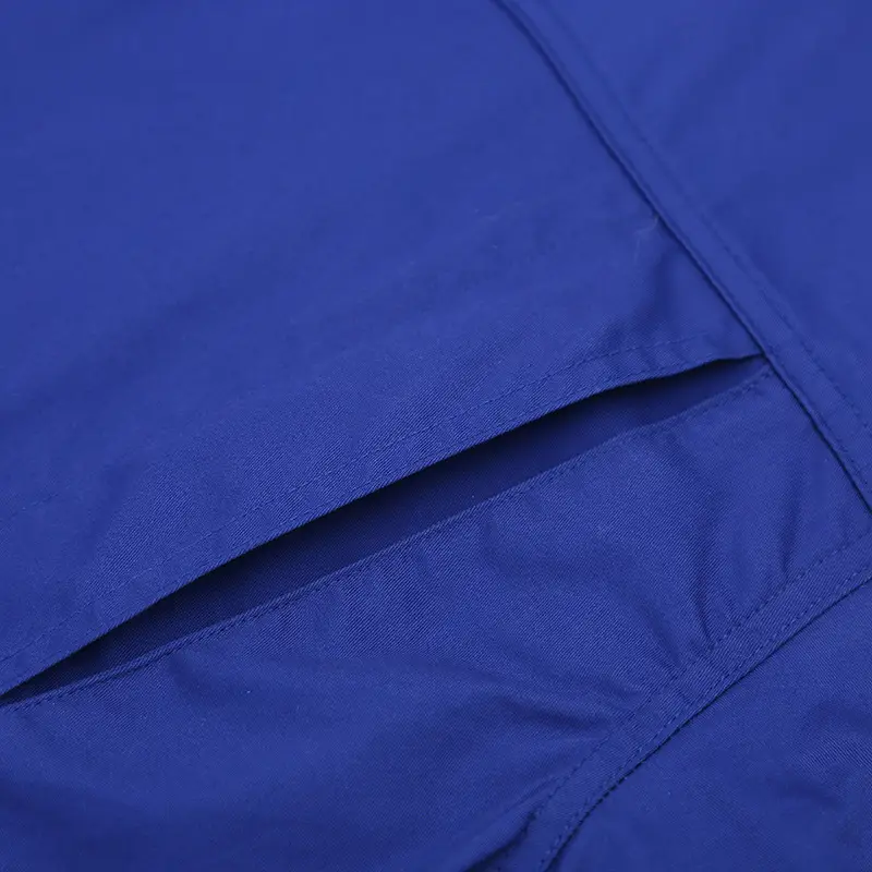 Men Blue Cotton Work Suit Summer Long Sleeve — feature 18