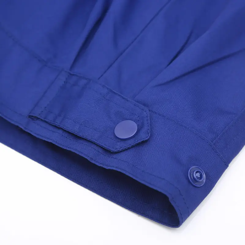 Men Blue Cotton Work Suit Summer Long Sleeve — feature 20