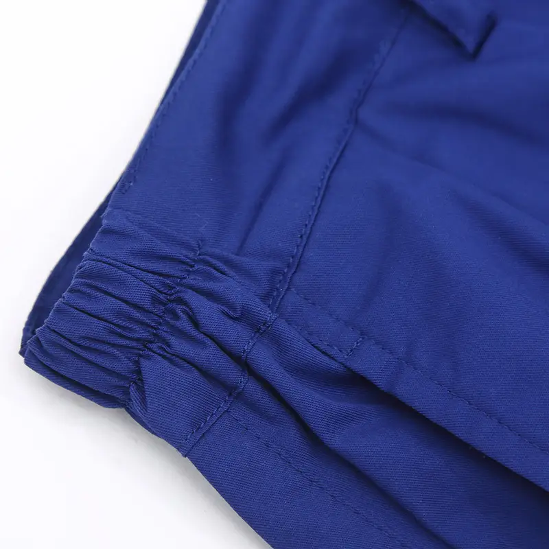 Men Blue Cotton Work Suit Summer Long Sleeve — feature 22