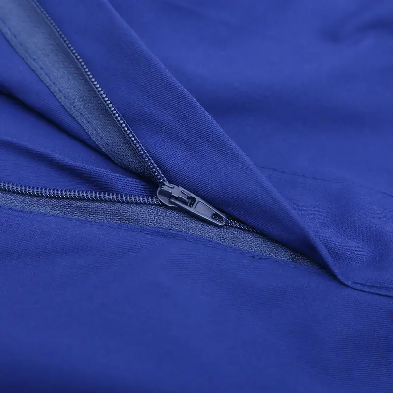 Men Blue Cotton Work Suit Summer Long Sleeve — feature 25