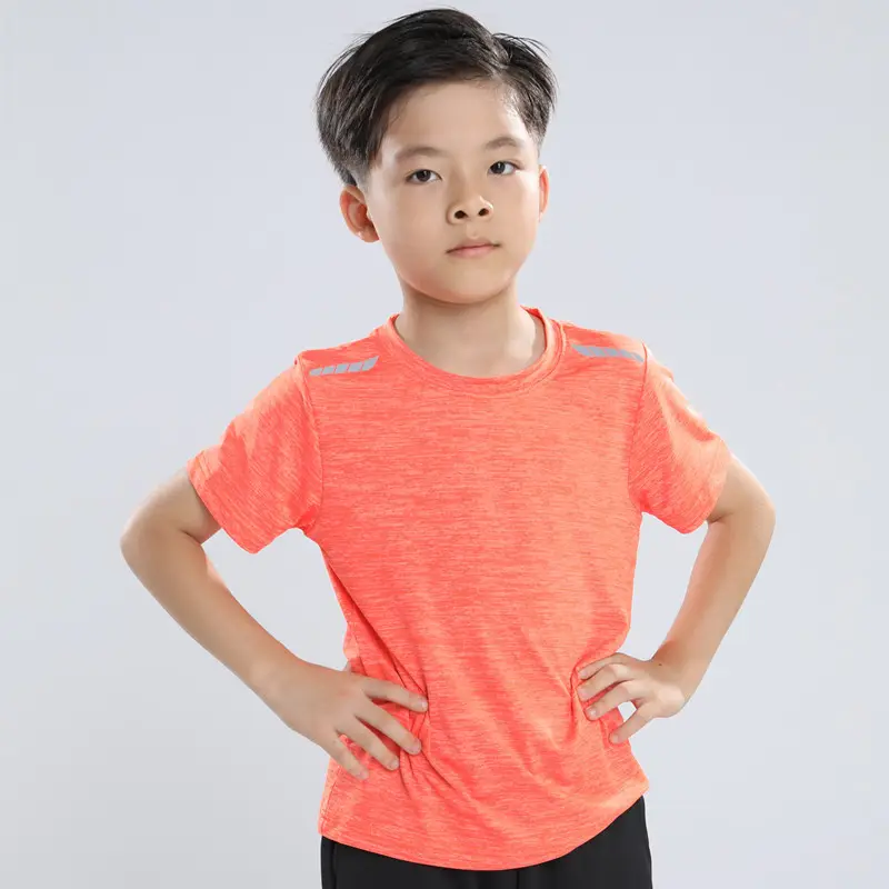 Boys Orange Quick Dry T-Shirt 2019 Summer - Image 3