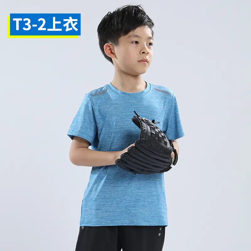 Boys Orange Quick Dry T-Shirt 2019 Summer - Image 2