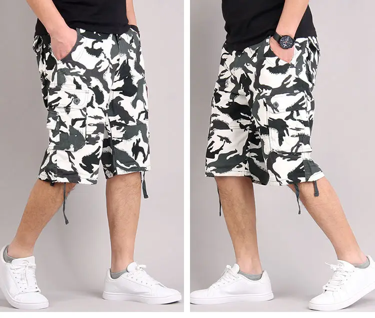 Camouflage Multi-Pocket Casual Shorts for Men - Image 5