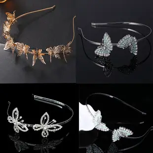 Leaf Rhinestone Bridal Hair Comb Gold — feature 13
