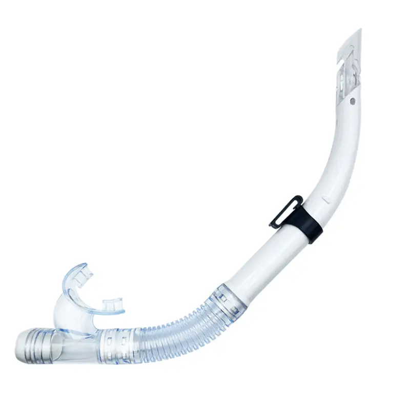 Factory wholesale new snorkeling respirator environmental protection PVC anti-wave semi-dry breathing tube ventilation outdoor diving equipment