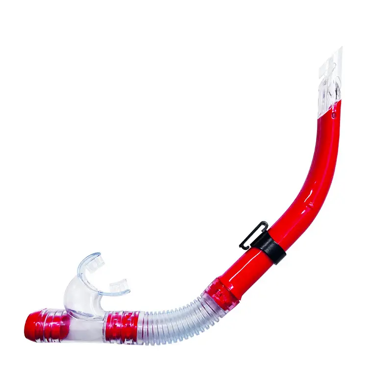 Factory wholesale new snorkeling respirator environmental protection PVC anti-wave semi-dry breathing tube ventilation outdoor diving equipment